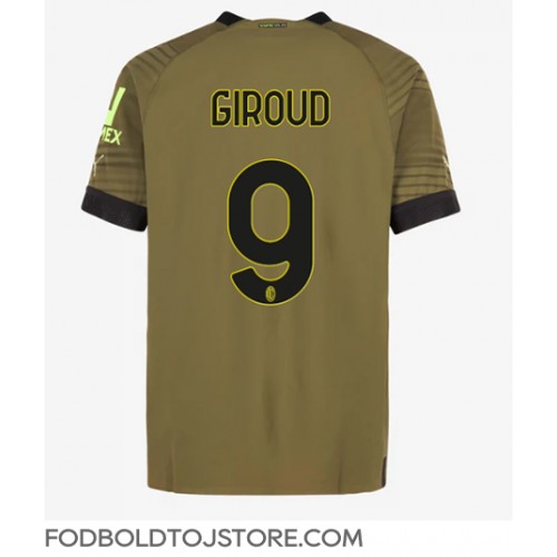 AC Milan Olivier Giroud #9 Tredjetrøje 2022-23 Kortærmet